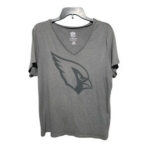 Women’s NFL Team Apparel Arizona Cardinals Fan V- Neck Size Large